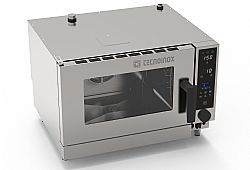 EOM04DSL Ηλεκτρικός φούρνος combi (ατμός με ψεκασμό) 4 x GN 1/1 και αυτόματο πλύσιμο Tecnoinox