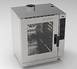 EOM10M Ηλεκτρικός φούρνος  combi με ηλεκτρομηχανικό πάνελ (ατμός με ψεκασμό) 10 x GN 1/1Tecnoinox