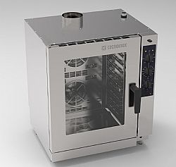 EOB10M Ηλεκτρικός φούρνος combi (ατμός με ψεκασμό) 10 x GN 1/1 ή 10 x (600x400mm) με μηχανικό πάνελ Tecnoinox