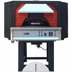 GR120C-B0 Παραδοσιακός φούρνος πίτσας με περιστρεφόμενη βάση γκαζιού 9 x 30cm ASTERM FORNI