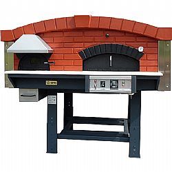 MIX120V Παραδοσιακός φούρνος πίτσας γκαζιού και ξύλου 9 x 30cm ASTERM FORNI